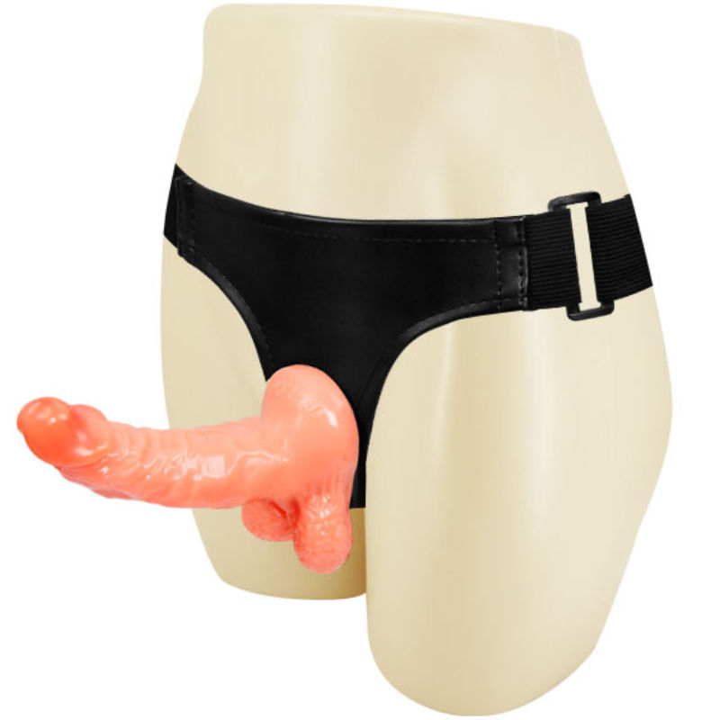 Baile — Harnais avec pénis réaliste et culotte réglable ultra passionnée 15.5 cm