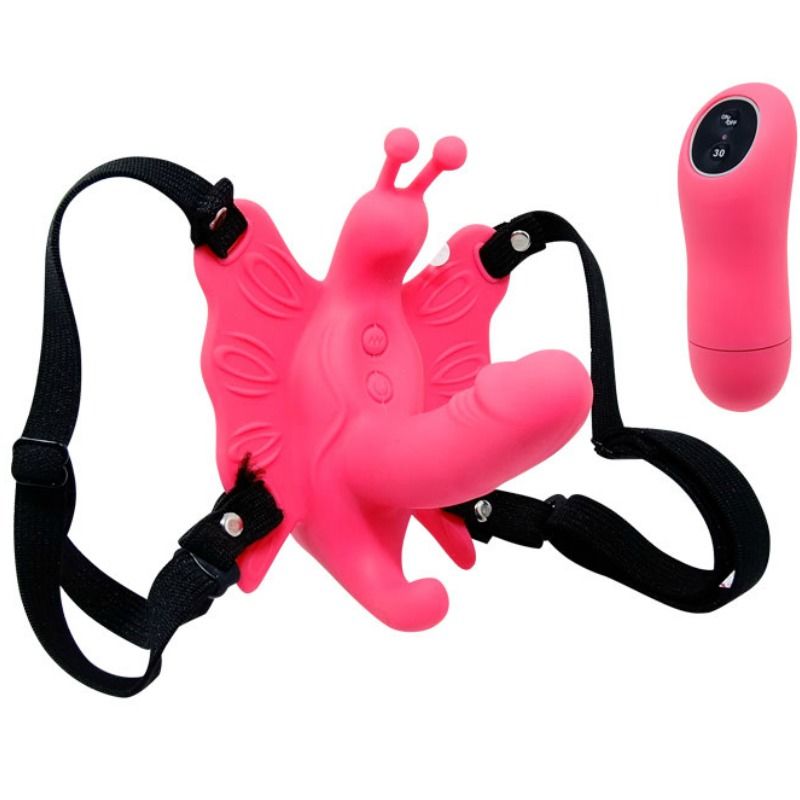 Baile Ultra Passionate – Arnés mariposa con mando a distancia