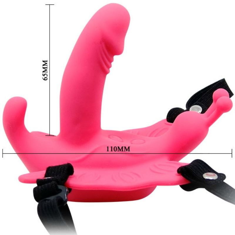 Baile Ultra Passionate – Arnés mariposa con mando a distancia