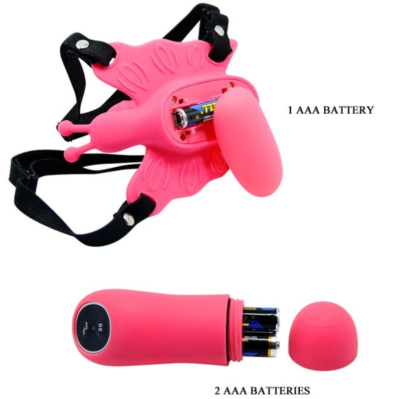 Baile Ultra Passionate – Arnés mariposa con mando a distancia
