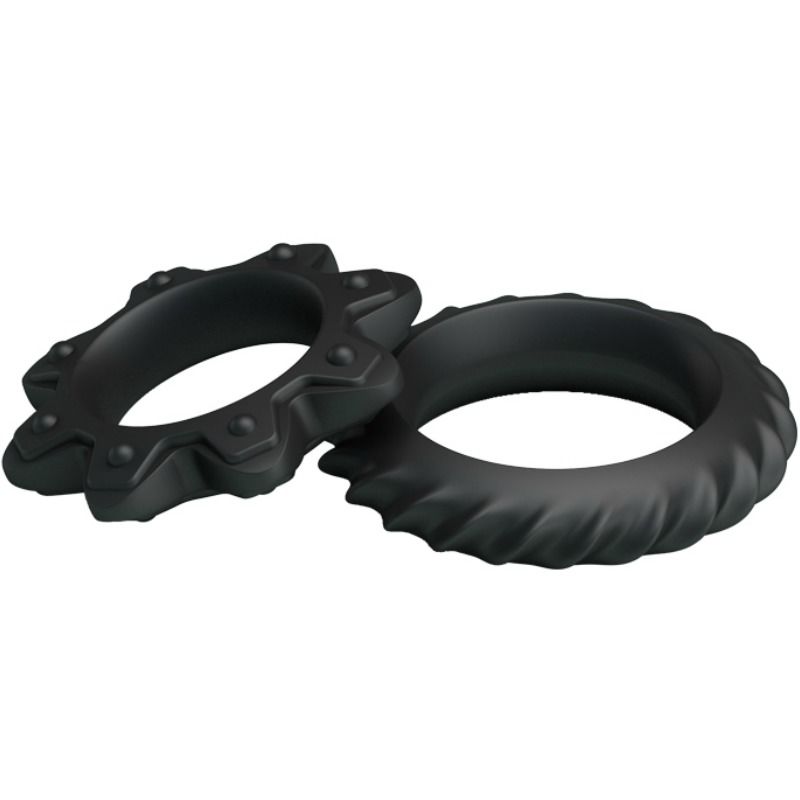Baile Flowering – Set di due anelli fallici in silicone