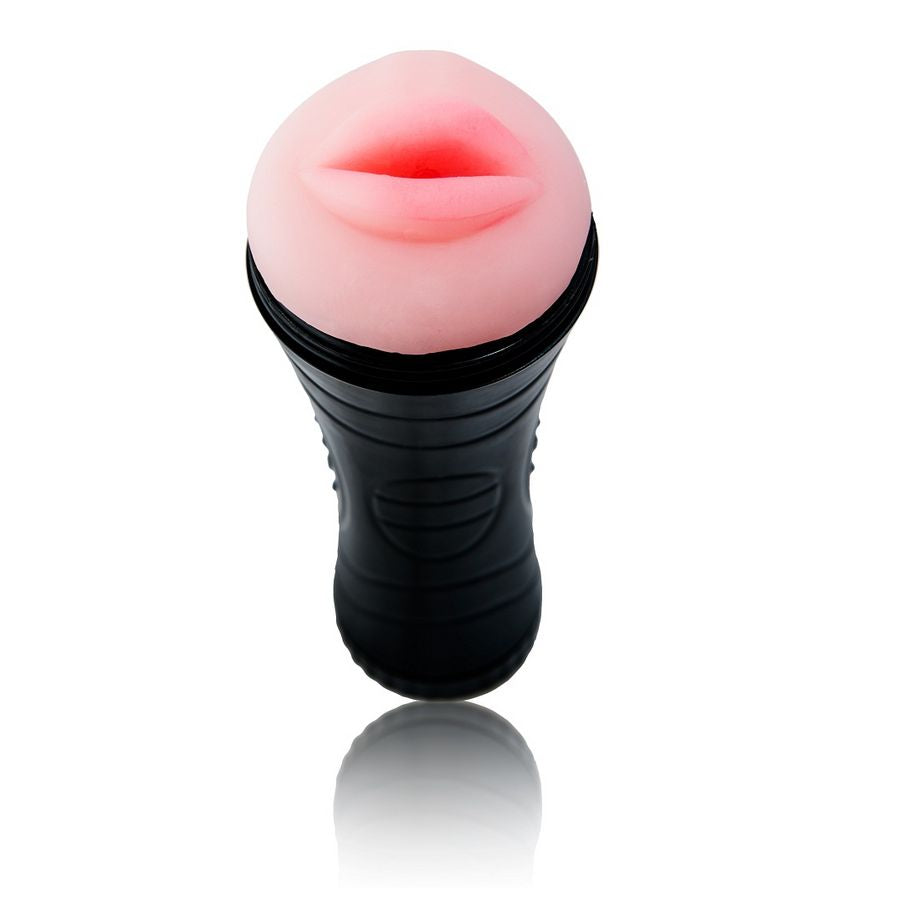 Baile Pure Skin – Masturbador masculino bucal manual, con carcasa
