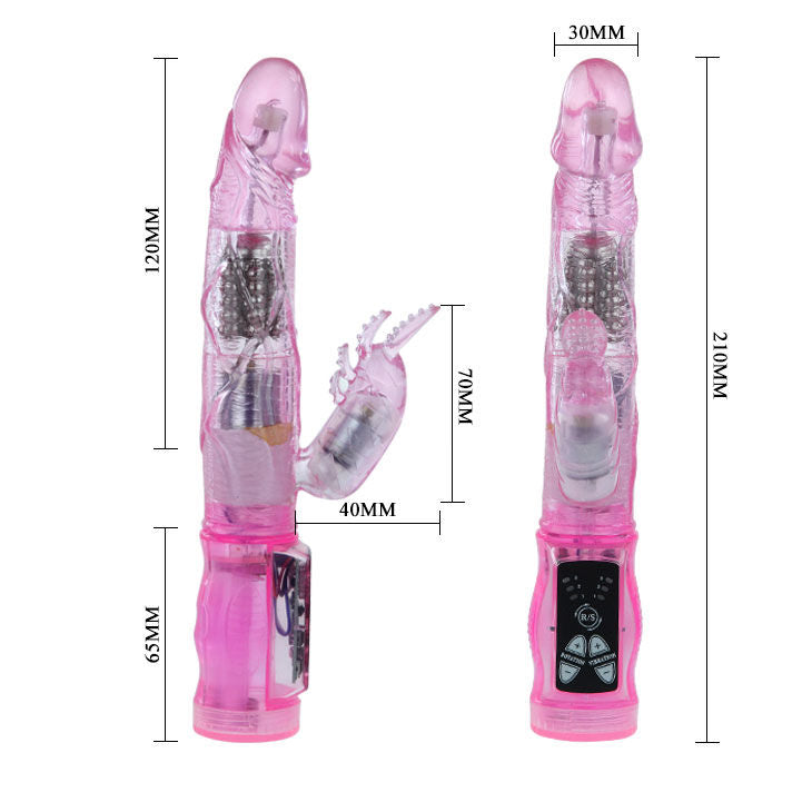 Baile, Mini-Rabbit-Vibrator mit Rotation in Flieder