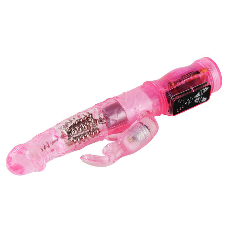 Mini vibratore rabbit rotante Baile rosa