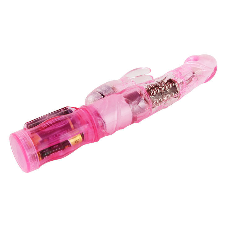 Mini vibratore rabbit rotante Baile rosa