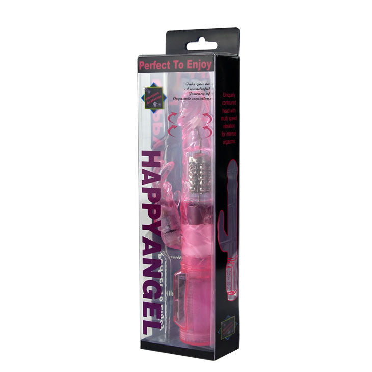 Mini vibratore rabbit rotante Baile rosa