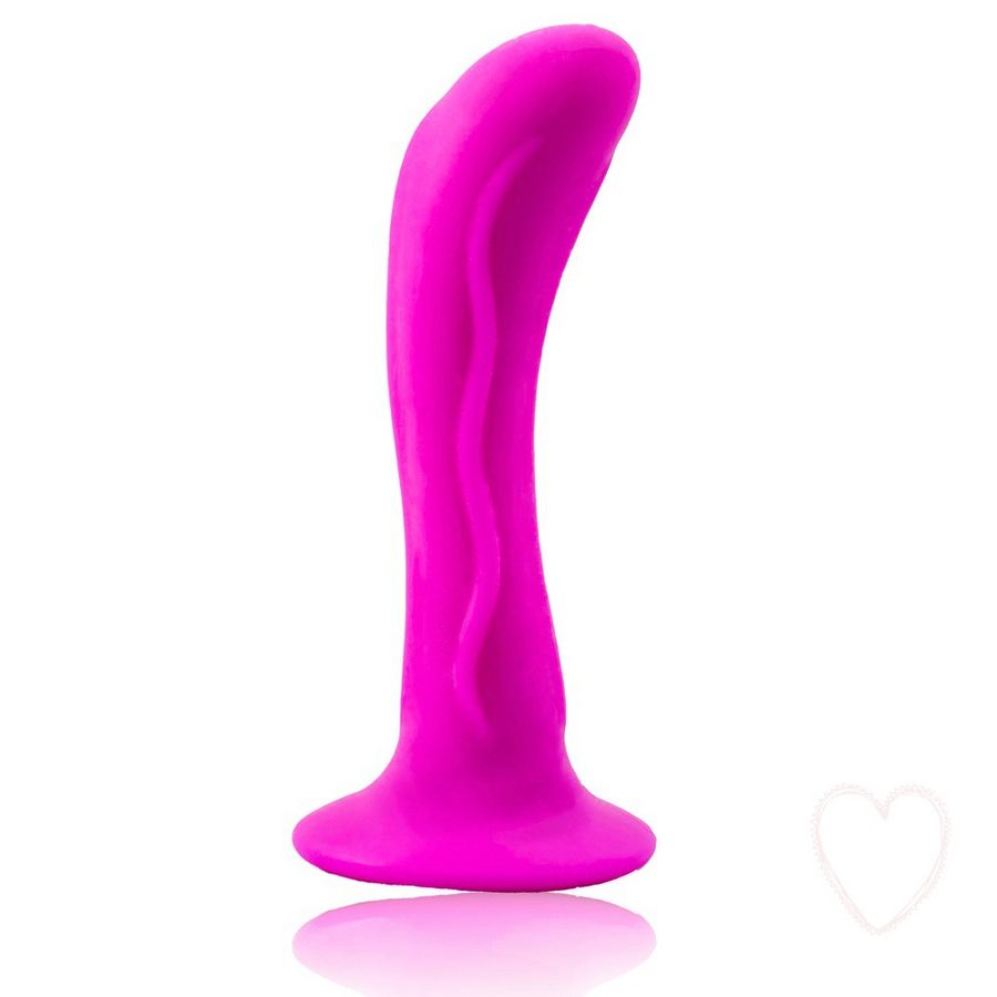 Baile Passion Unisex – Consolador de silicona curvo, 13,5 cm