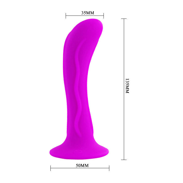 Baile Passion Unisex – Consolador de silicona curvo, 13,5 cm