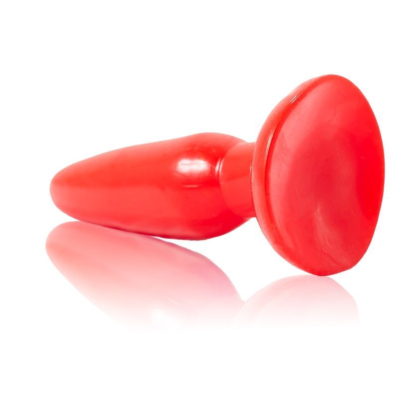 Piccolo plug anale conico Baile rosso da 15 cm