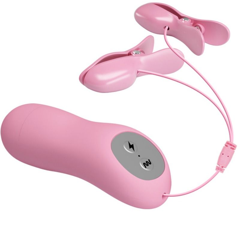 Baile – Pinzas para pezones vibradoras y electroestimulantes