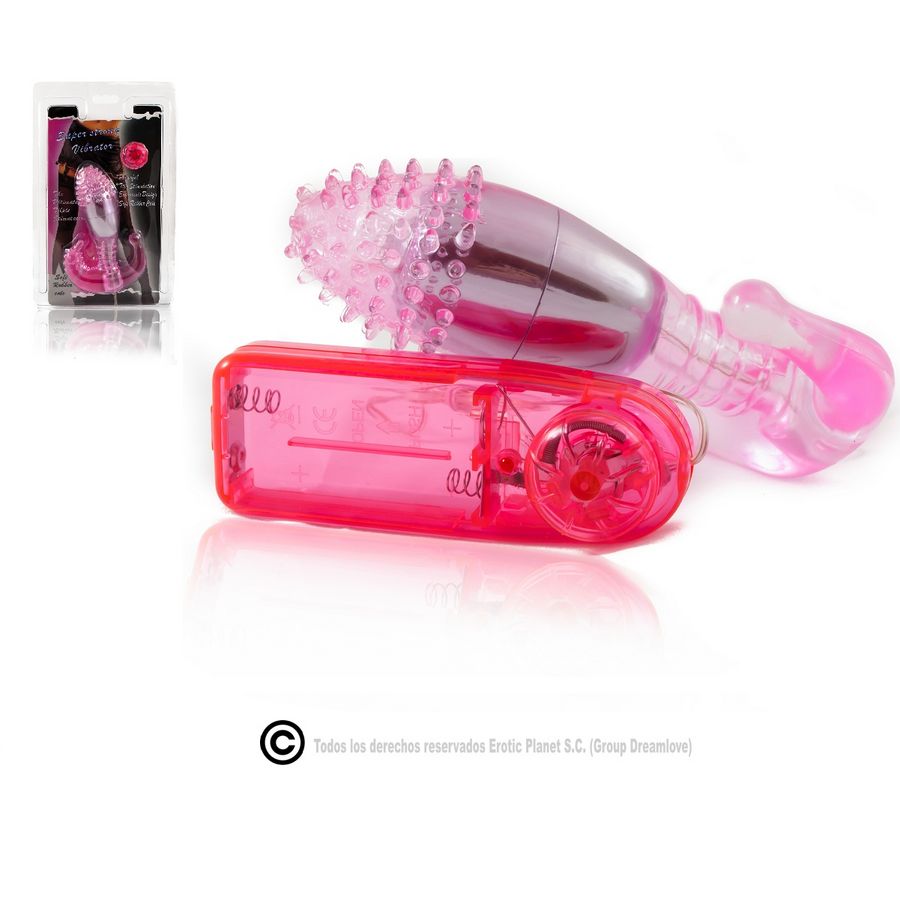 Baile Ripple – Estimulador de tres zonas en rosa