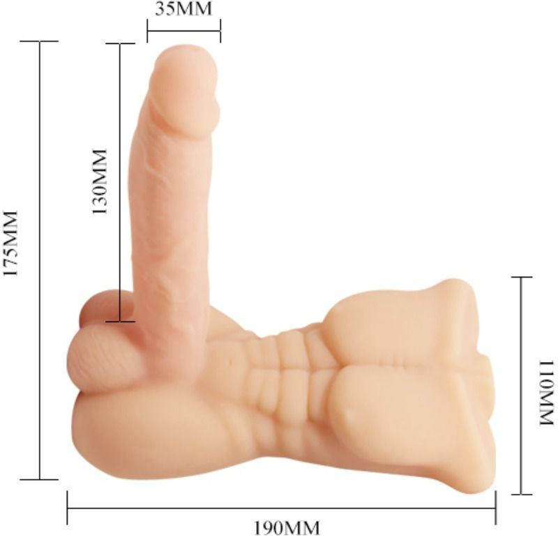 Baile Temptation Bigger Man, busto maschile vibrante