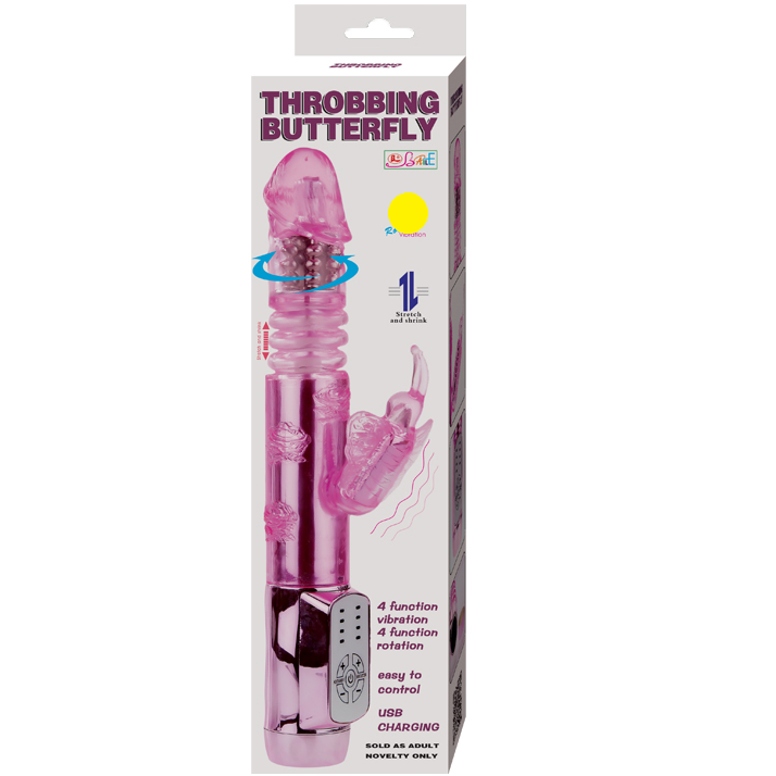Vibratore rabbit rotante Baile con farfalla pulsante