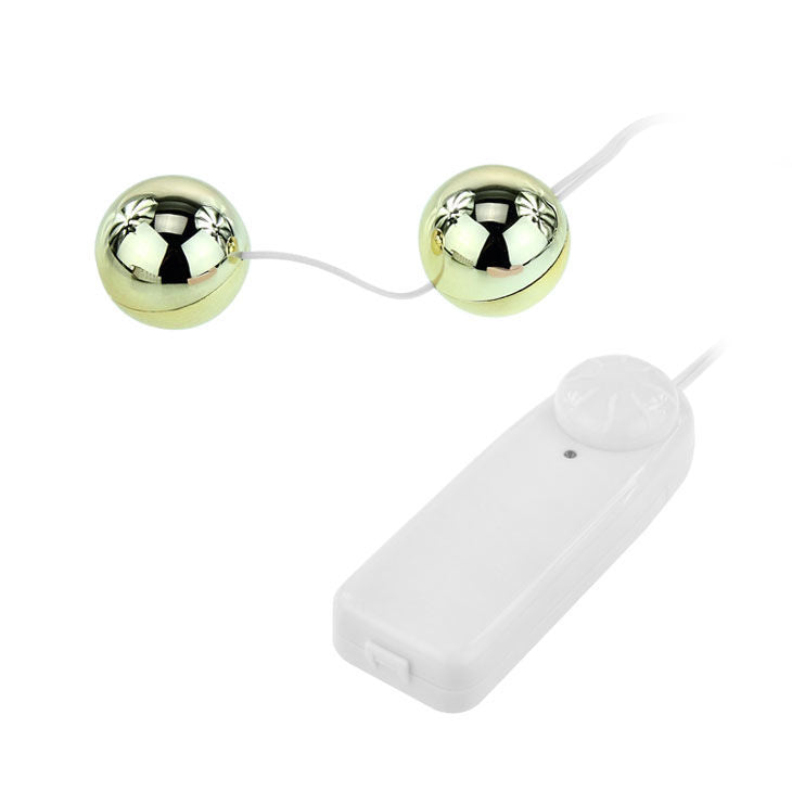 Palline vaginali vibranti Baile Golden con telecomando a filo