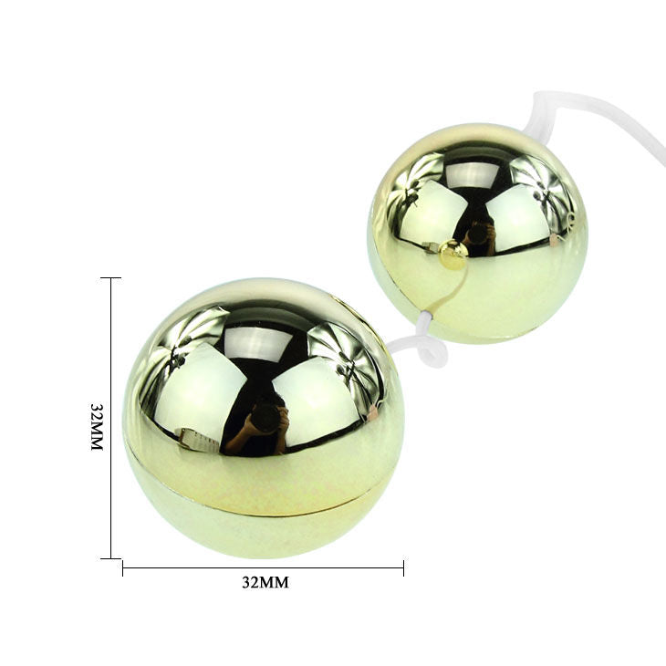 Palline vaginali vibranti Baile Golden con telecomando a filo