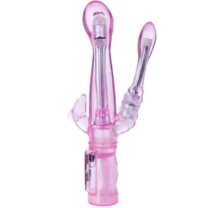 Baile — Vibrateur flexible avec stimulateur anal