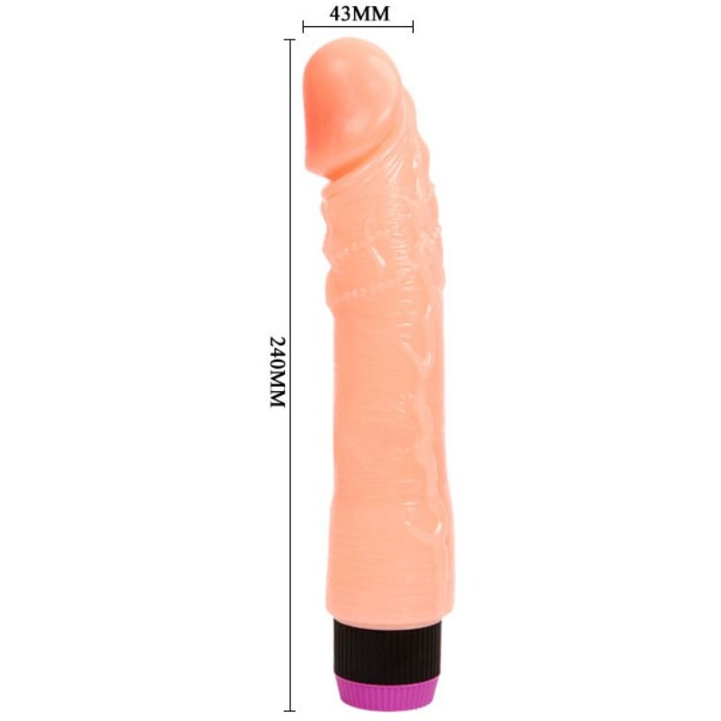 Baile, flexibler realistischer Vibrator, 24 cm