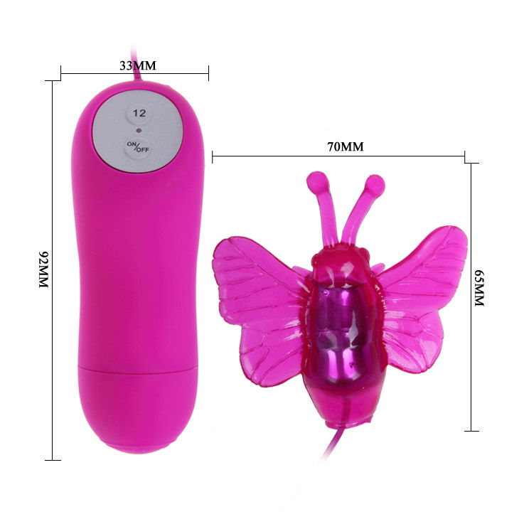 Baile Cute Secret Butterfly – Minivibrator in Schmetterlingsform mit 12 Geschwindigkeiten