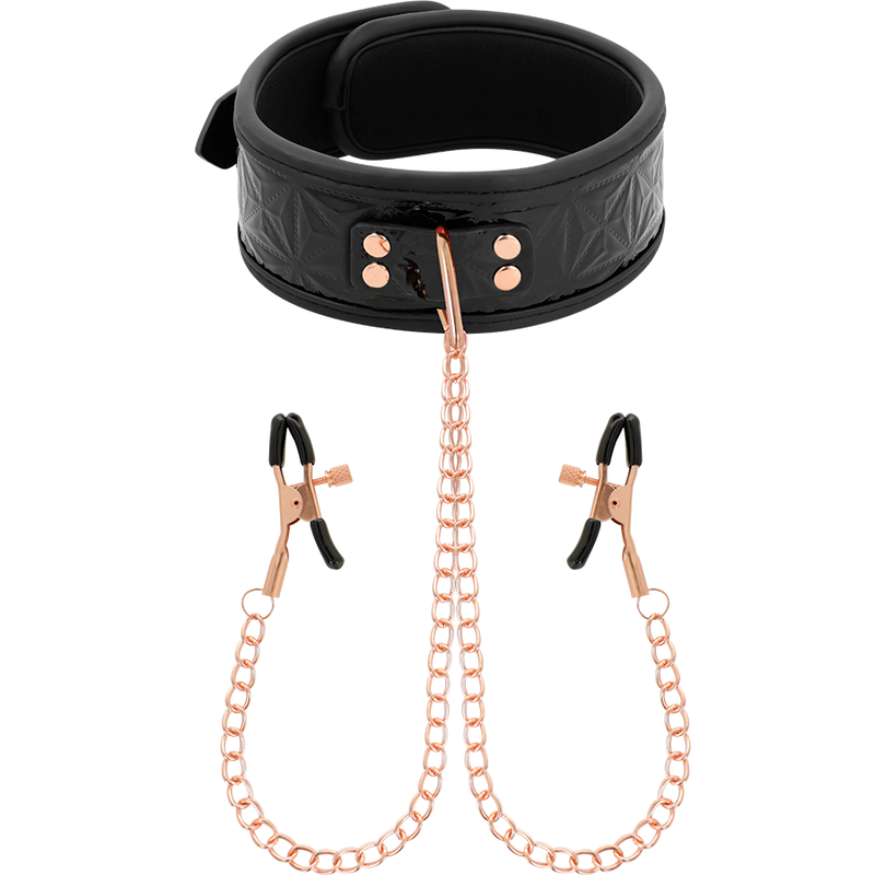 Begme Fetish Games — Black edition collier begme black edition avec pinces à tétons