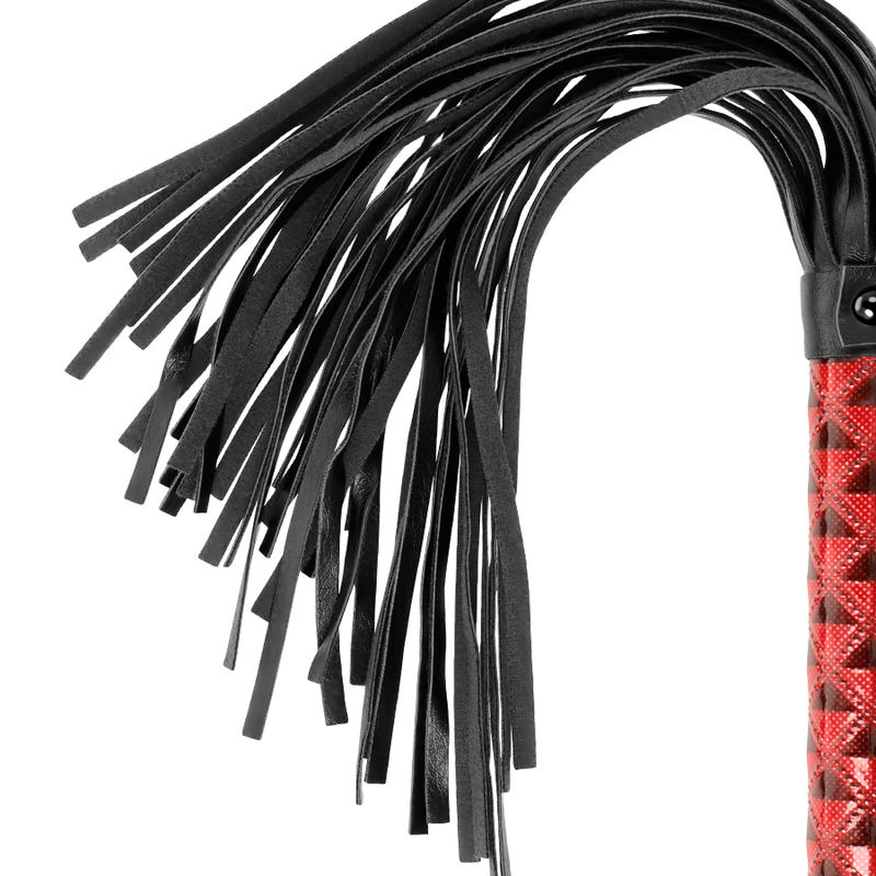 BeGme Red Edition – Flogger aus veganem Leder