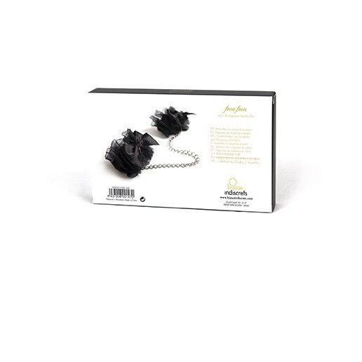 Bijoux Indiscrets Frou Frou – Manette con balze in organza nero