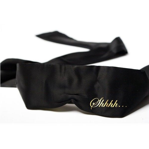 Bijoux Indiscrets Shhh – Antifaz de satén negro