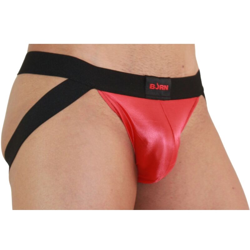 BURN 010 – Jockstrap in Rot und Schwarz