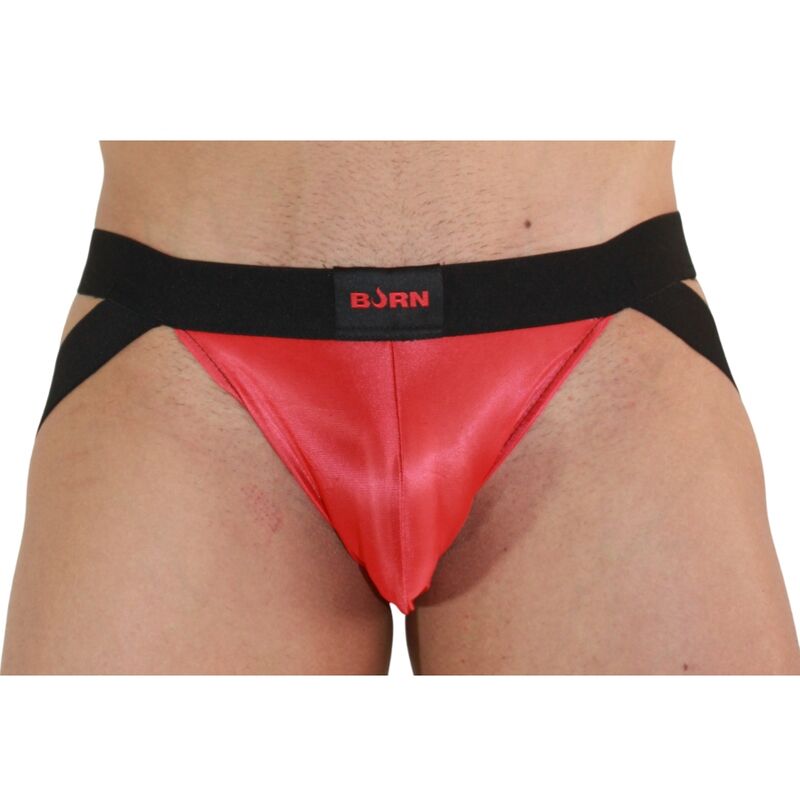 BURN 010 – Jockstrap in Rot und Schwarz