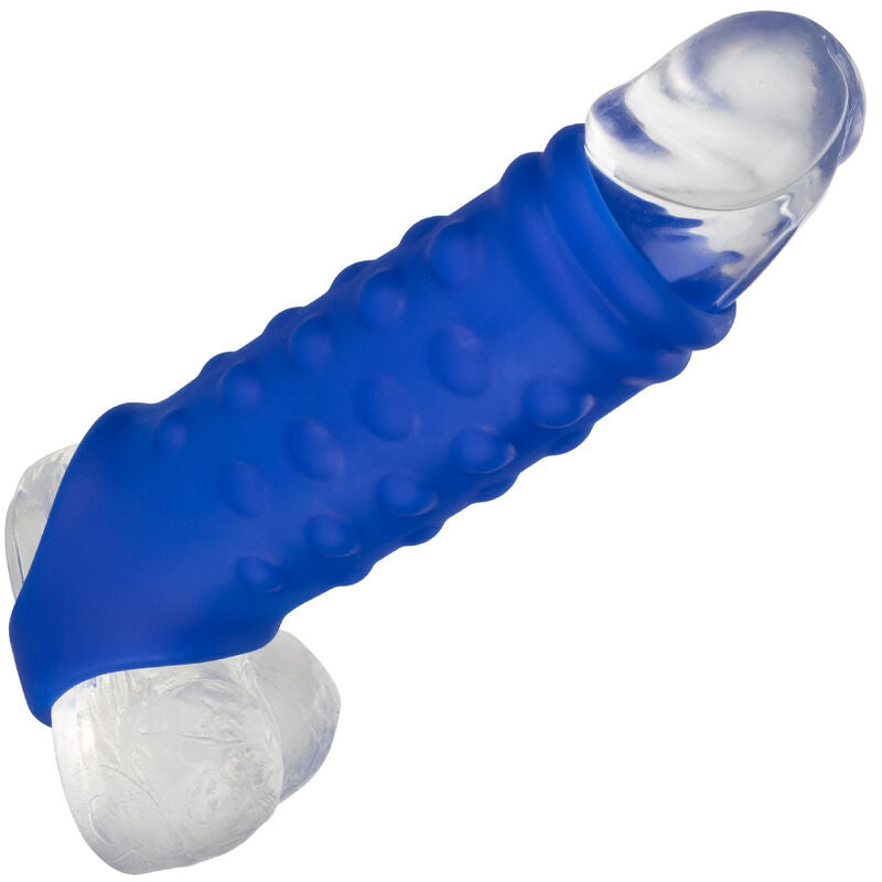 CalExotics Admiral – Guaina fallica aperta con perle, in silicone