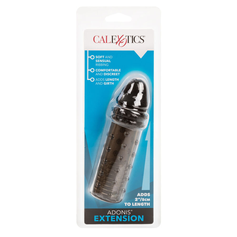 CalExotics Adonis – Guaina fallica realistica in silicone nero