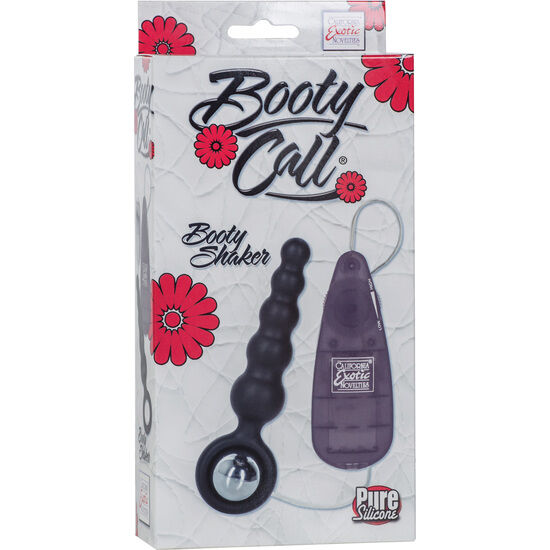 CalExotics Booty Call – vibrierender Mini-Buttplug in Schwarz