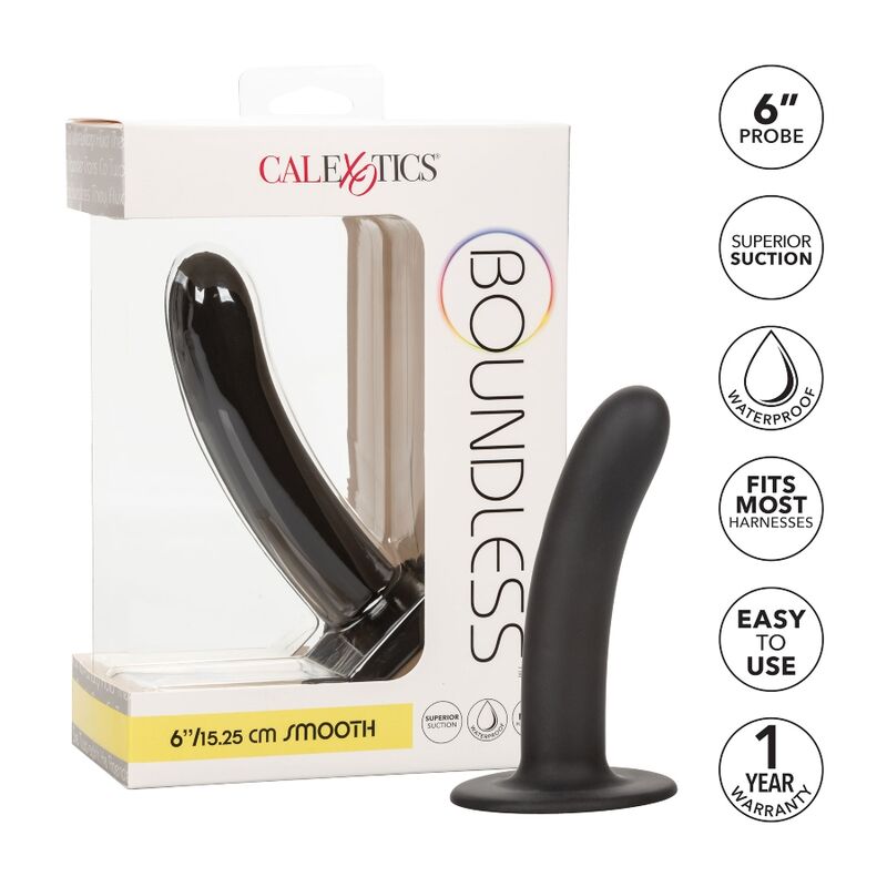 CalExotics — Boundless dildo 15.25 cm compatible harnais lisse