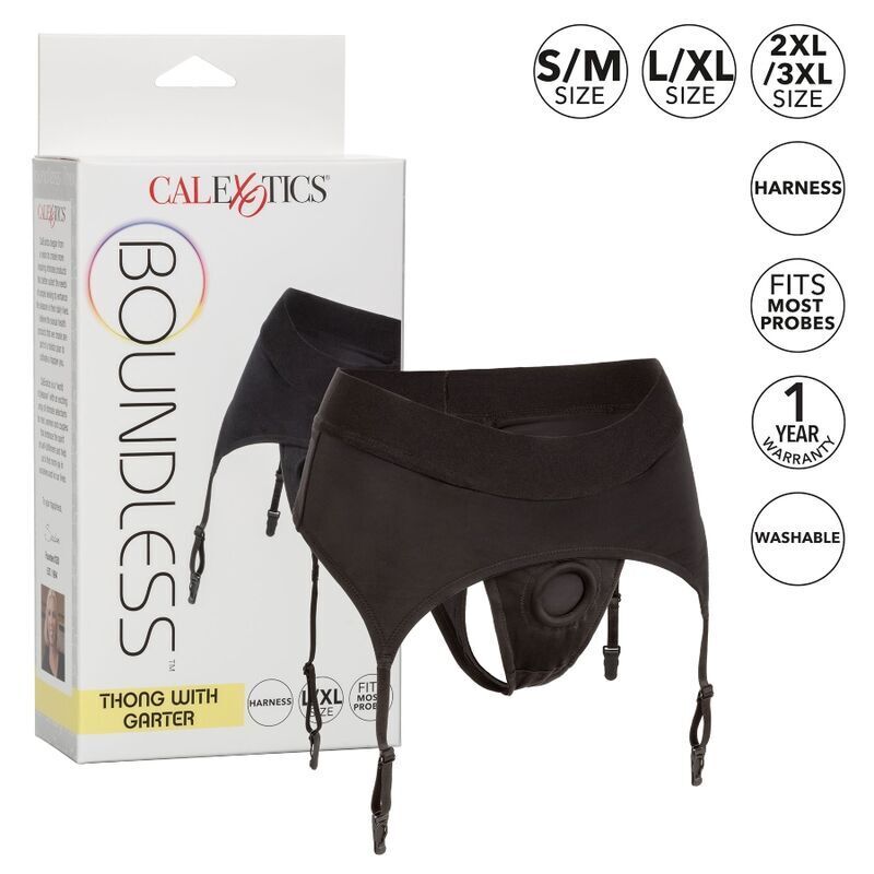 CalExotics — Boundless string avec jarretière s/m