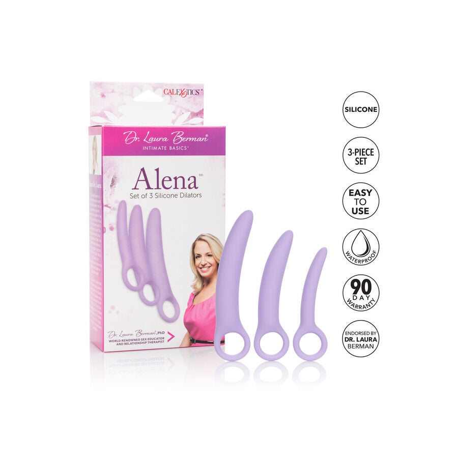 CalExotics Alena — 3 dilatateurs en silicone