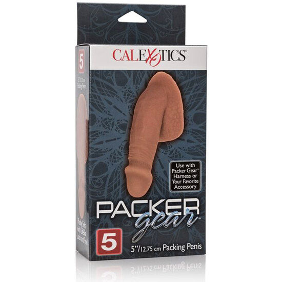 CalExotics Packer Gear – Weicher Packer aus TPR, 14,5 cm – Braun