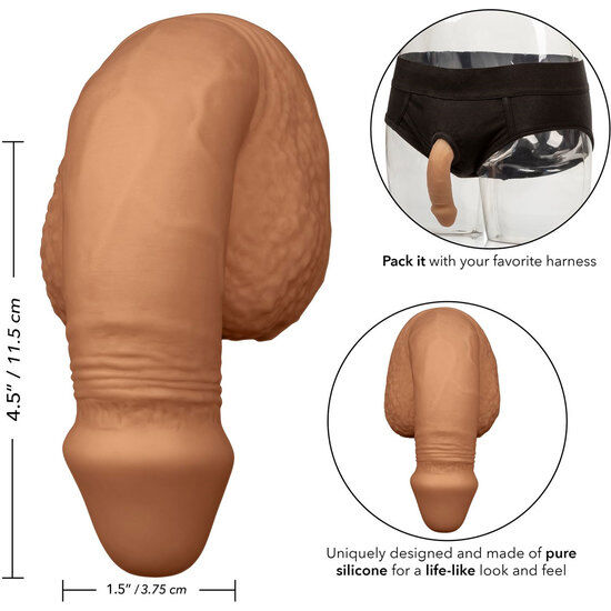 CalExotics Packer Gear – Packer in silicone morbido, caramello