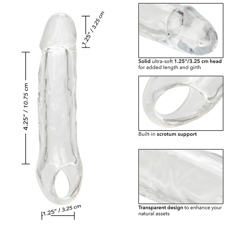 CalExotics – Performance Maxx Clear, transparente Penishülle, 5,5 Zoll