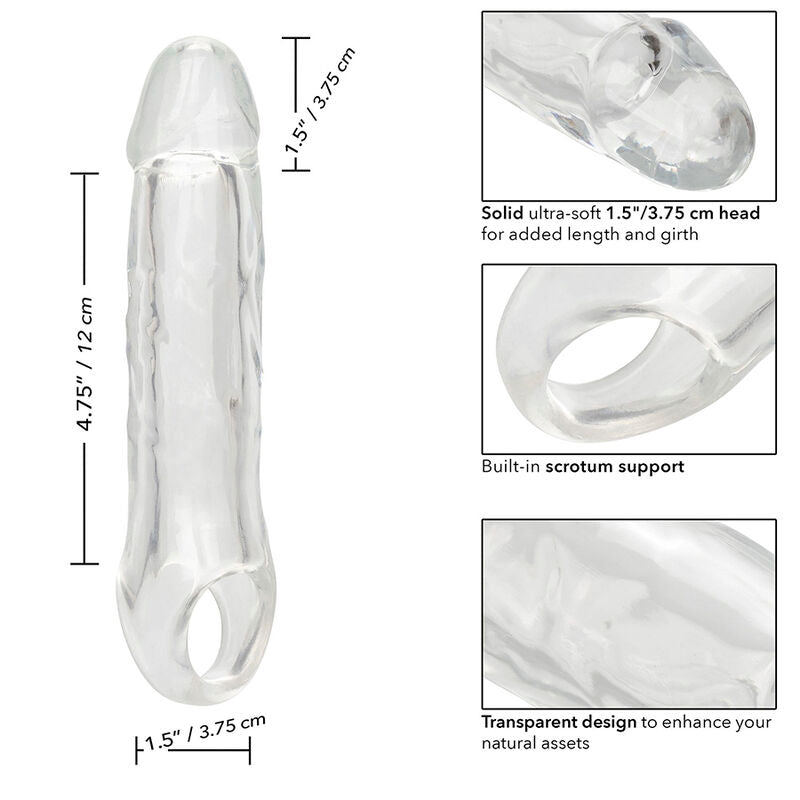Guaina di estensione CalExotics Performance Maxx Clear da 6,5 pollici, trasparente