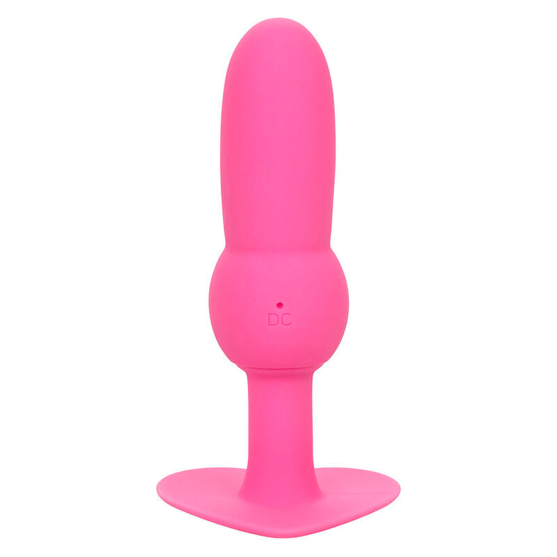 CalExotics First Time – Vibrierender Perlen-Analplug mit 10 Funktionen, Rosa
