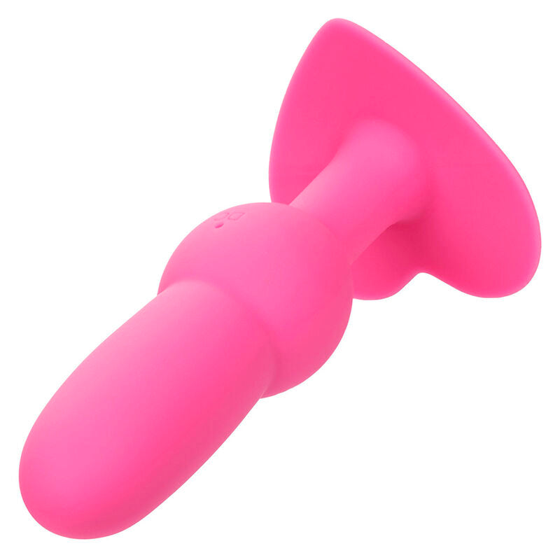 CalExotics First Time – Vibrierender Perlen-Analplug mit 10 Funktionen, Rosa