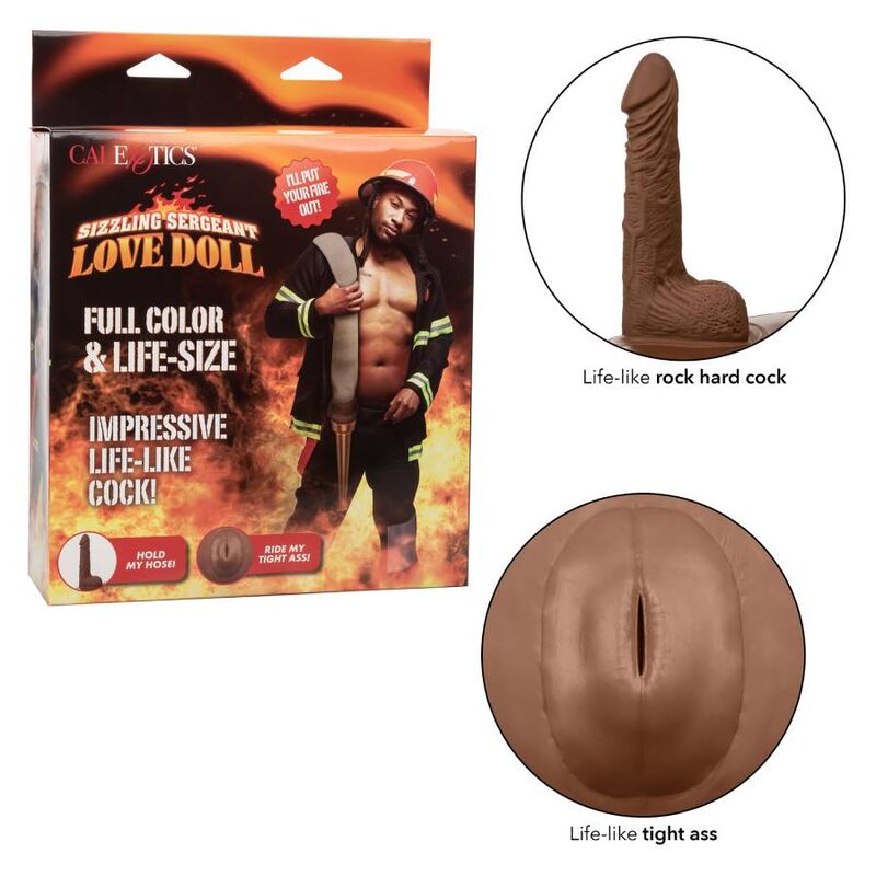 CalExotics Sizzling Sergeant 2 – Aufblasbare männliche Sexpuppe