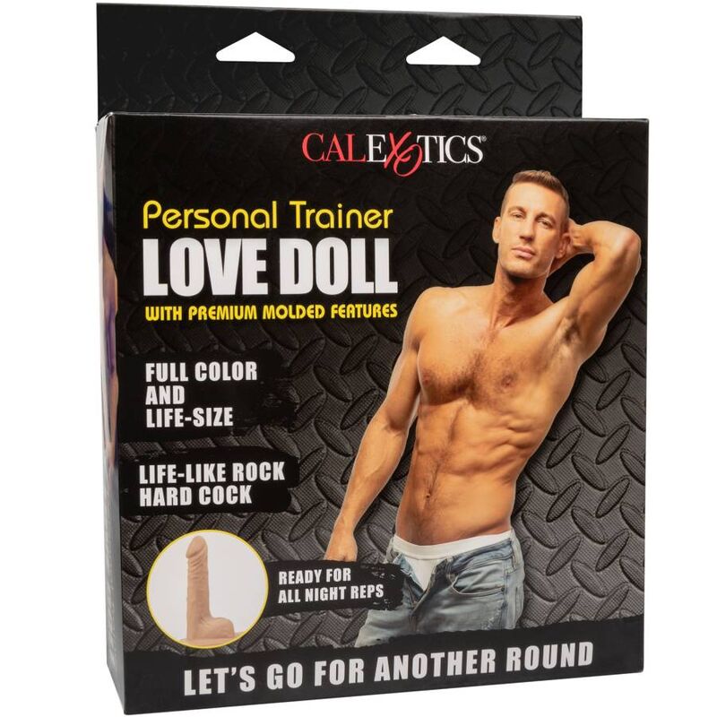 CalExotics Personal Trainer – Aufblasbare männliche Sexpuppe mit Penis