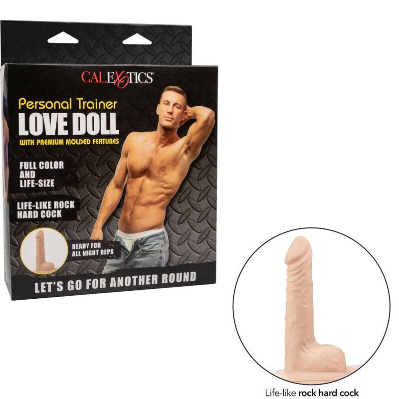 CalExotics Personal Trainer – Aufblasbare männliche Sexpuppe mit Penis