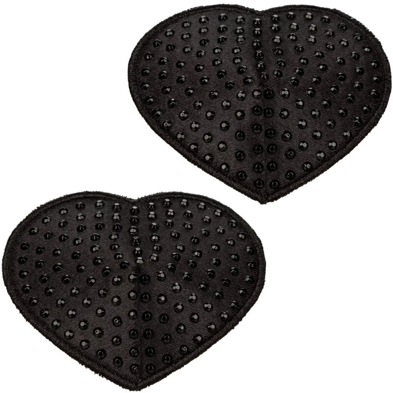 CalExotics Radiance – Nippel-Pasties in Herzform mit Glitzerdetails