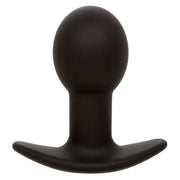 CalExotics Rock Bottom – vibrierender Analplug aus Silikon mit 10 Vibrationsfunktionen, Schwarz
