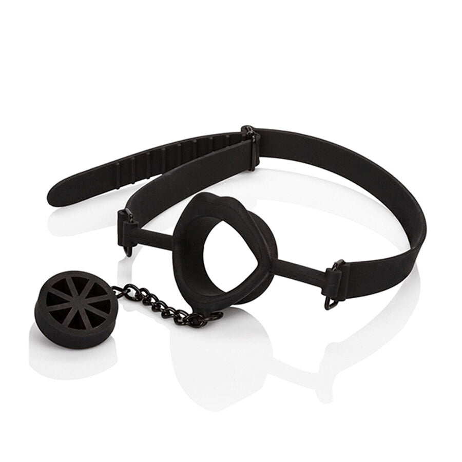 CalExotics — Scandal bâillon avec plug en silicone noir