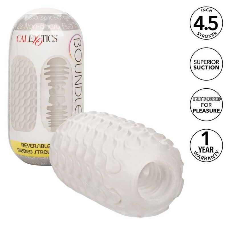 CalExotics Boundless Ribbed — Masturbateur réversible
