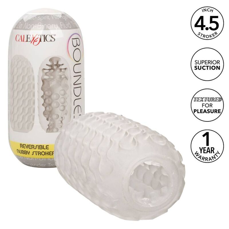 CalExotics Boundless Nubby — Masturbateur réversible