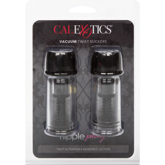 CalExotics Vacuum Twist – Nippelsauger mit Drehregler, Schwarz