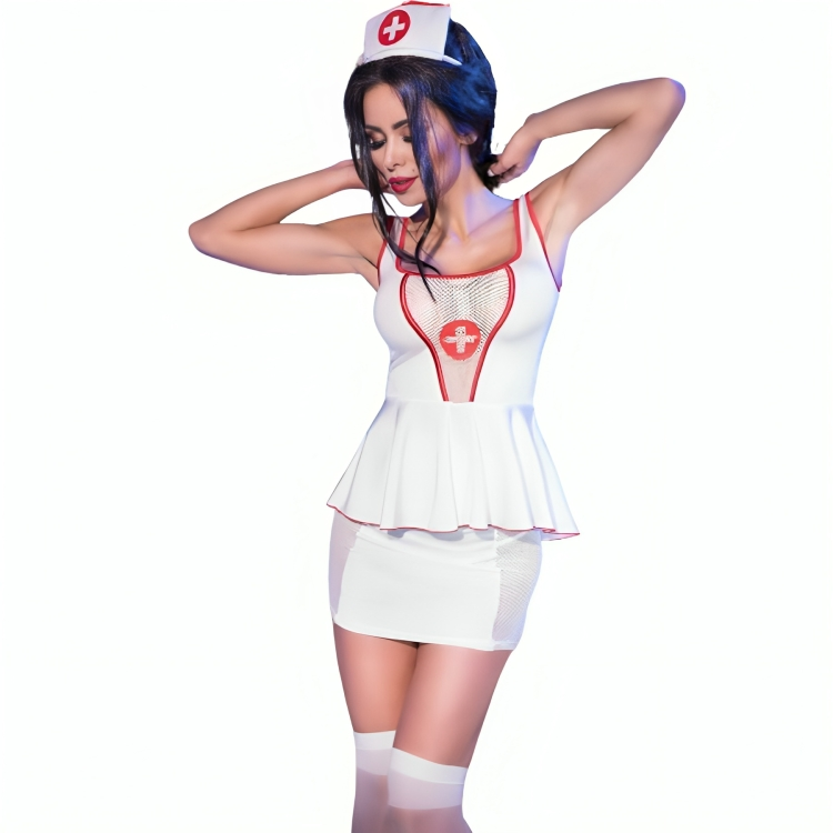Chilirose CR4160 — Costume infirmière haut et jupe